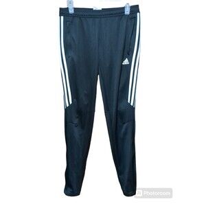 Adidas Climacool Jogger Pants Womens Size Small Black Zippered Ankles